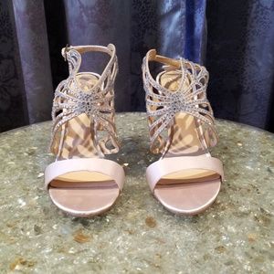 Badgley Mischka Jewel Taresa Satin Heels